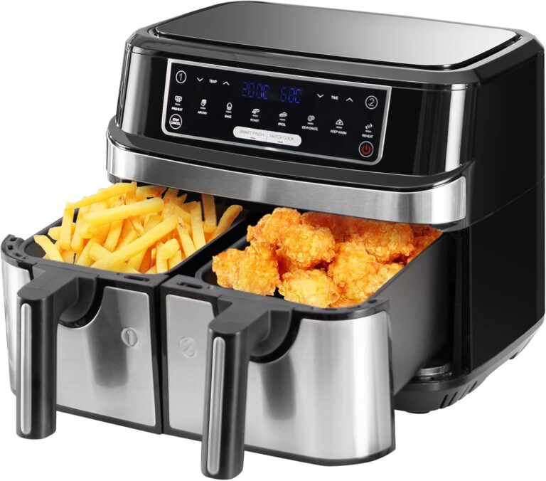 Die beste Heißluftfritteuse mit 2 Schubladen – Rezension und Meinungen