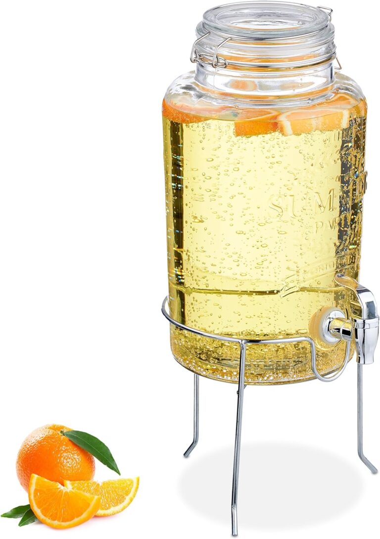 ECHTWERK Retro Getränkespender 5 L Glas mit luftdichtem Zapfhahn – Produktbewertung und Meinungen